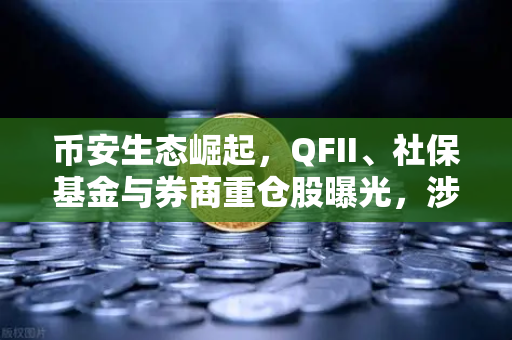 币安生态崛起，QFII、社保基金与券商重仓股曝光，涉币概念股成新风口