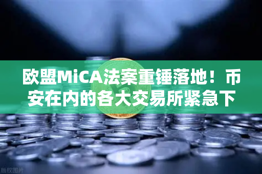 欧盟MiCA法案重锤落地！币安在内的各大交易所紧急下架隐私币，你的资产还好吗？