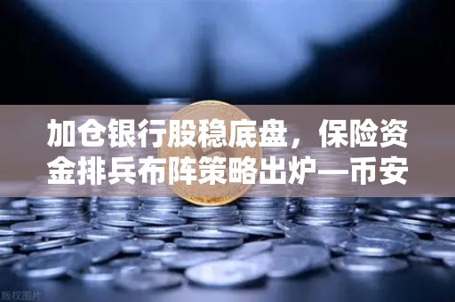 加仓银行股稳底盘，保险资金排兵布阵策略出炉—币安视角下的资产配置新逻辑