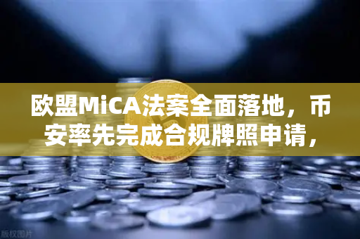 欧盟MiCA法案全面落地，币安率先完成合规牌照申请，加密世界的新秩序