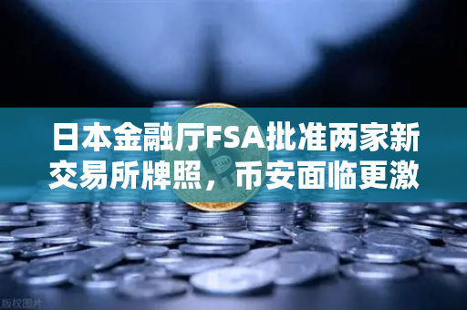 日本金融厅FSA批准两家新交易所牌照，币安面临更激烈竞争格局