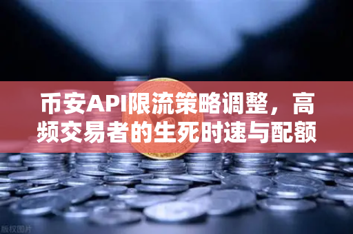 币安API限流策略调整，高频交易者的生死时速与配额生存指南
