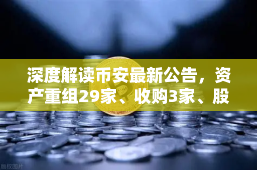 深度解读币安最新公告，资产重组29家、收购3家、股份质押6家背后的战略棋局