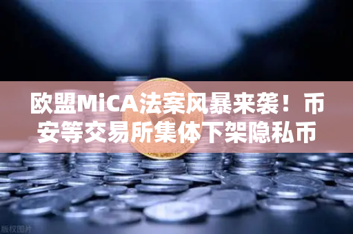 欧盟MiCA法案风暴来袭！币安等交易所集体下架隐私币，你的资产安全吗？